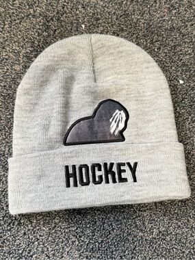Hockey "God of Suffer" Beanie Knit Hat One Size Eyes Without A Face